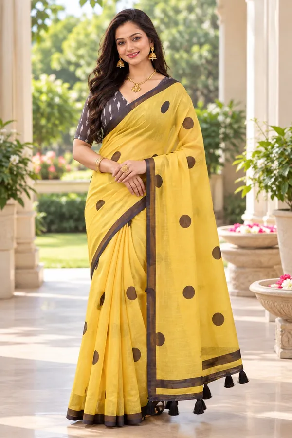 Saarah_Pure_Linen_Saree