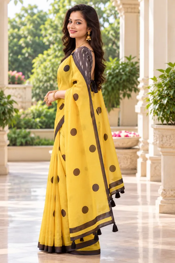 Saarah_Pure_Linen_Saree