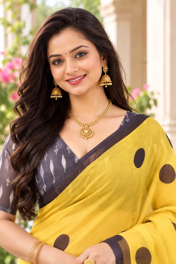 Saarah_Pure_Linen_Saree
