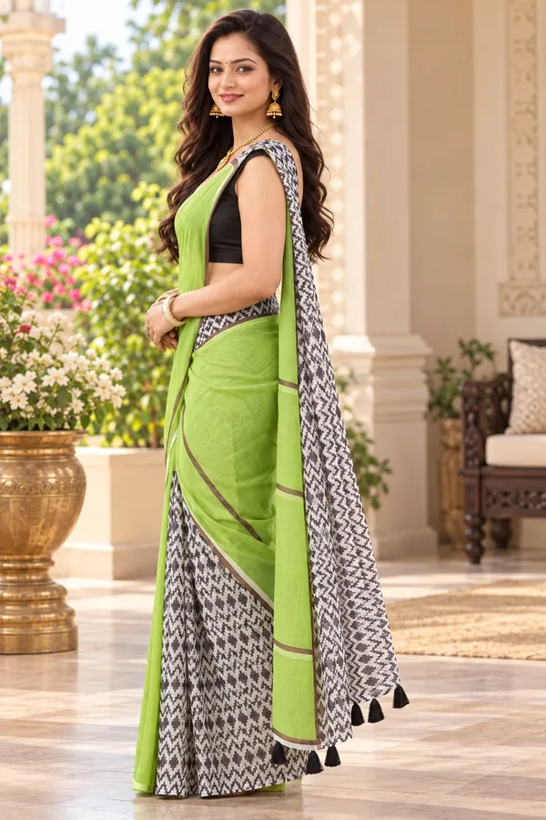 Saarah_Pure_Linen_Saree