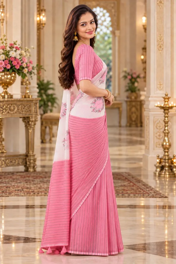 Saarah_Pure_Linen_Saree