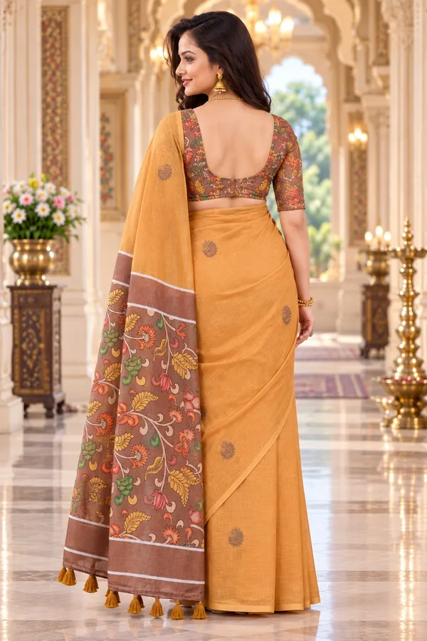 Saarah_Pure_Linen_Saree