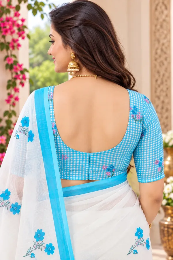 Saarah_Pure_Linen_Saree