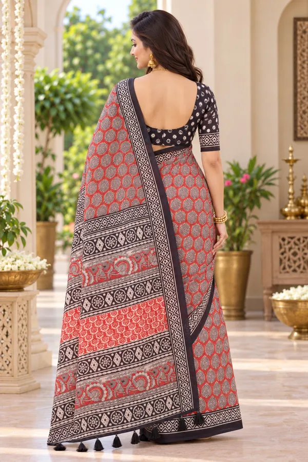 Saarah_Pure_Linen_Saree
