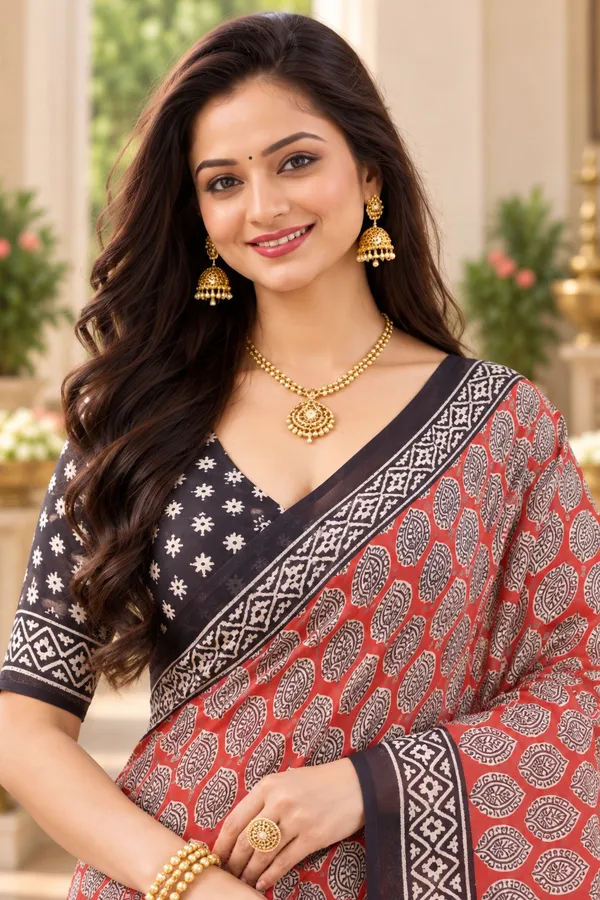 Saarah_Pure_Linen_Saree