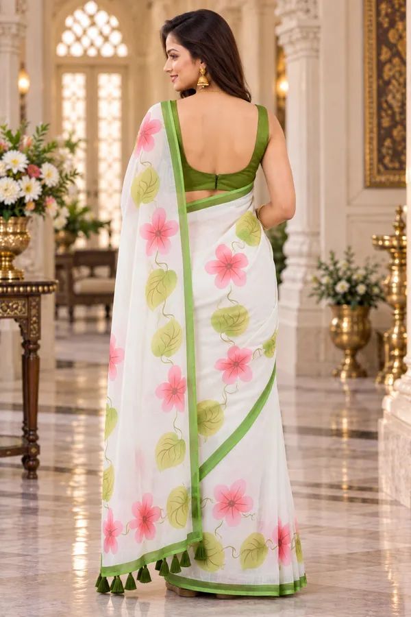 Saarah_Pure_Linen_Saree