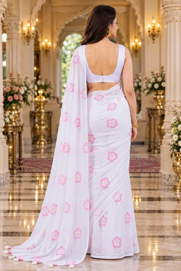 Saarah_Pure_Linen_Saree