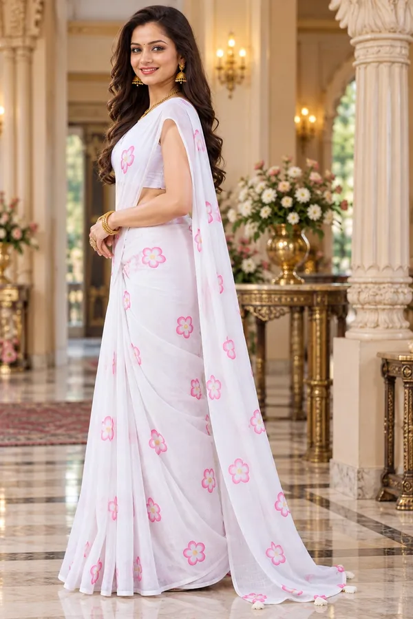 Saarah_Pure_Linen_Saree