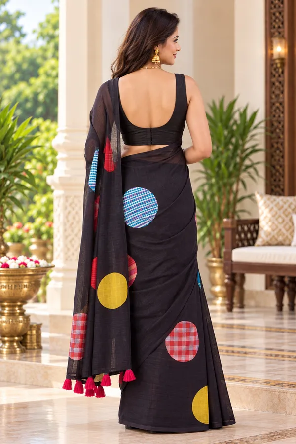 Saarah_Pure_Linen_Saree