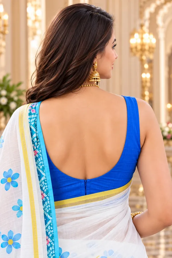 Saarah_Pure_Linen_Saree