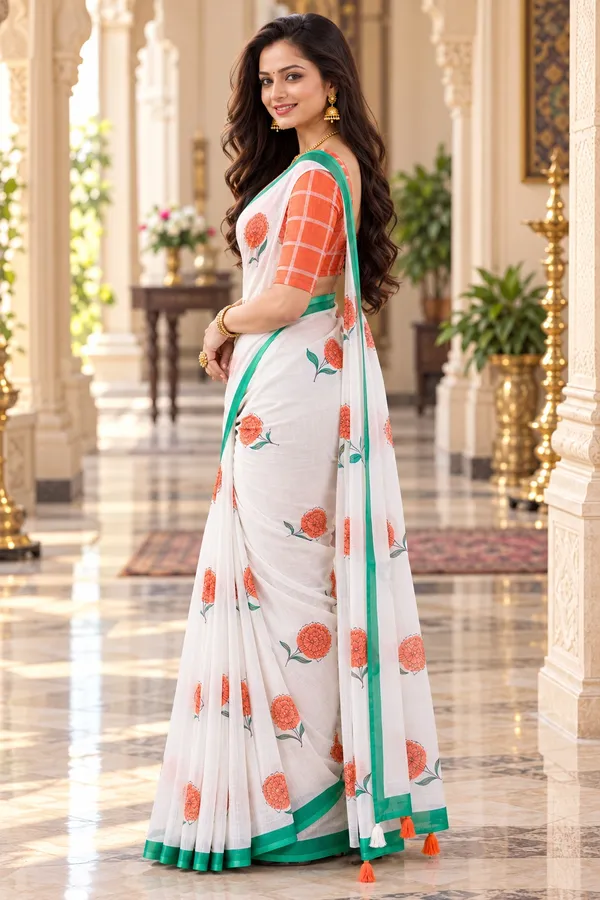 Saarah_Pure_Linen_Saree