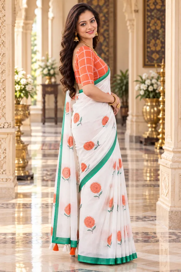 Saarah_Pure_Linen_Saree