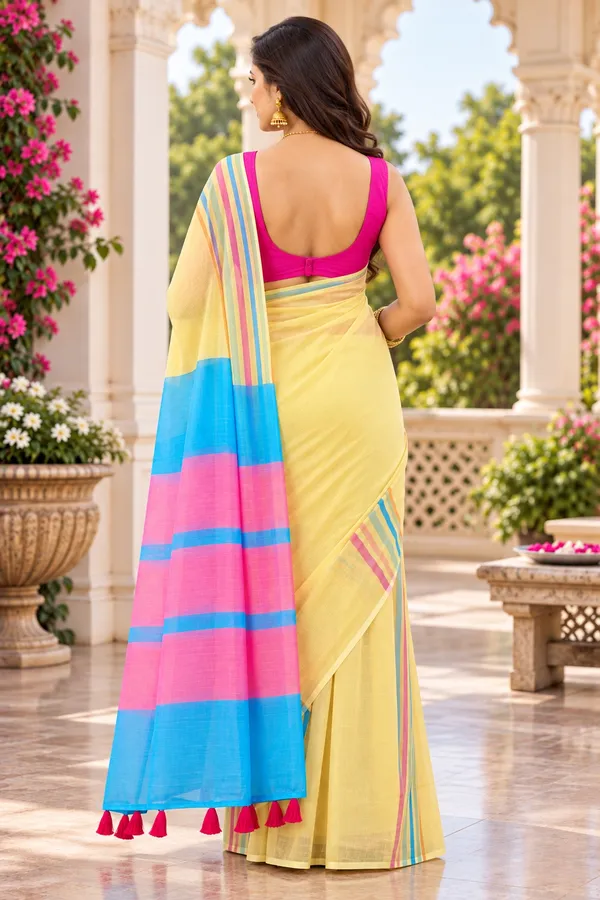Saarah_Pure_Linen_Saree