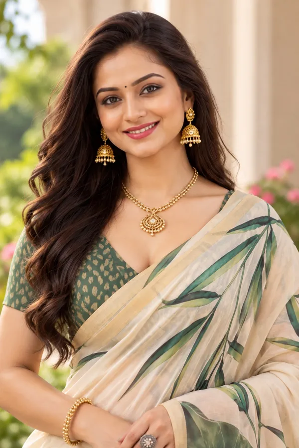 Saarah_Pure_Linen_Saree