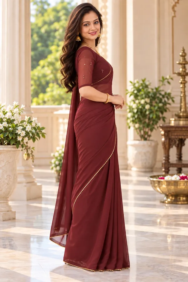 Saarah_Pure_Linen_Saree