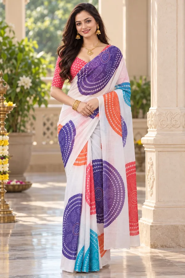 Saarah_Pure_Linen_Saree