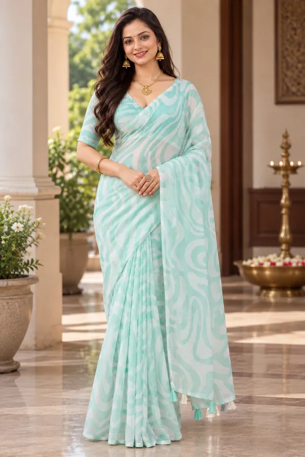 Saarah_Pure_Linen_Saree