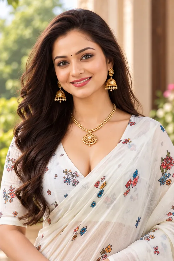 Saarah_Pure_Linen_Saree