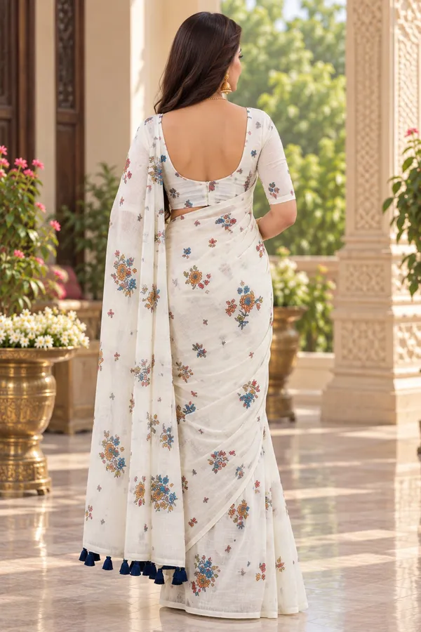 Saarah_Pure_Linen_Saree