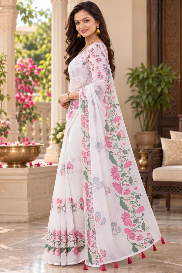 Saarah_Pure_Linen_Saree