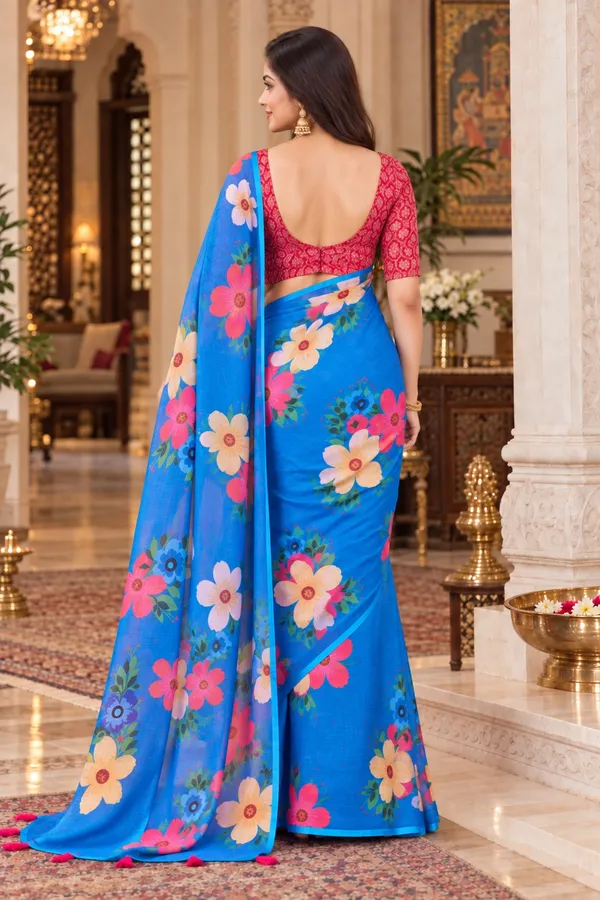 Saarah_Pure_Linen_Saree