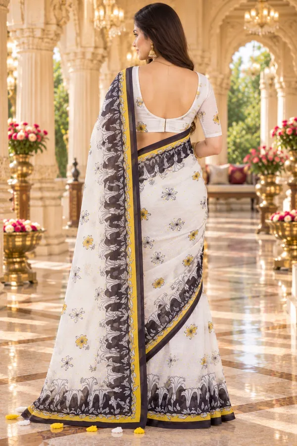 Saarah_Pure_Linen_Saree