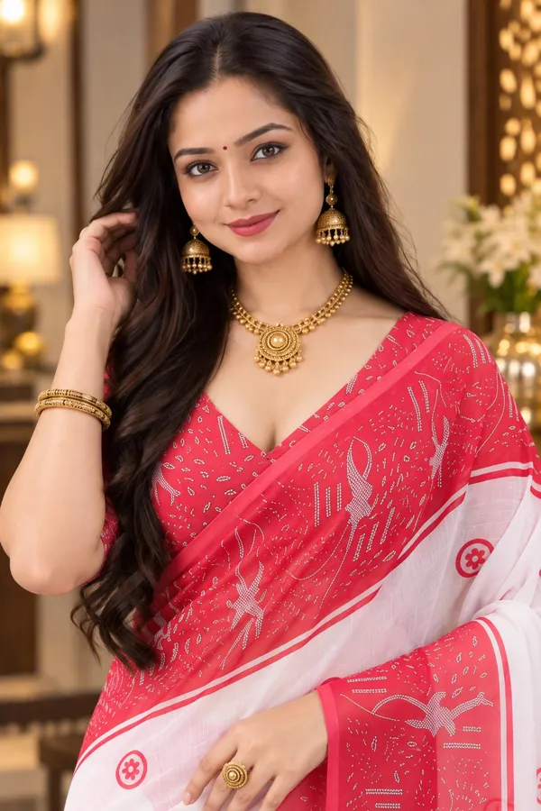 Saarah_Pure_Linen_Saree