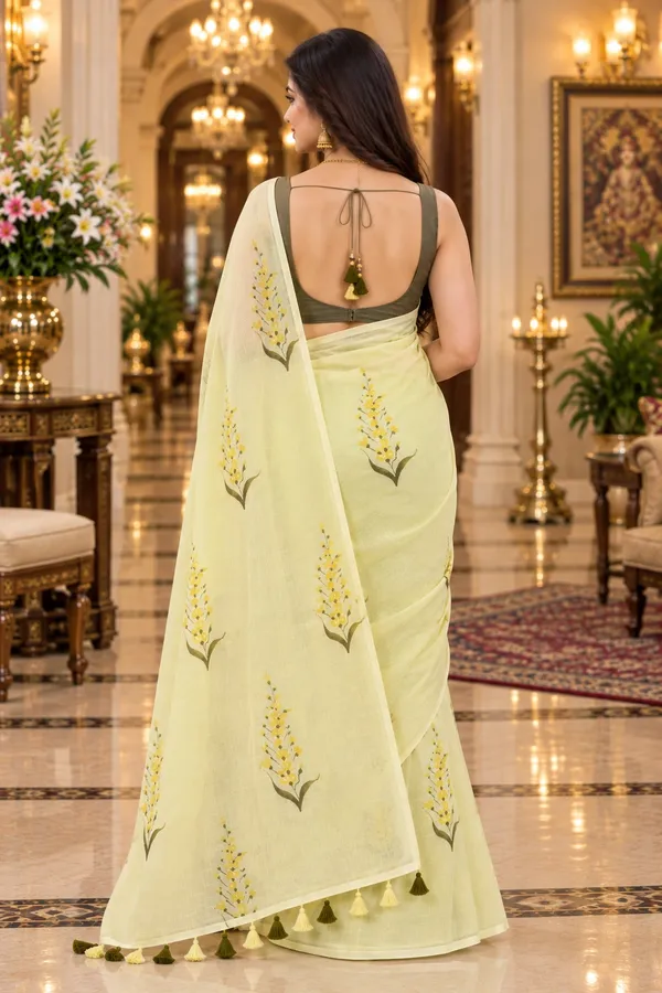 Saarah_Pure_Linen_Saree