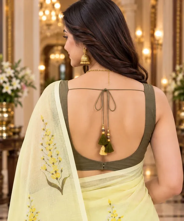 Saarah_Pure_Linen_Saree