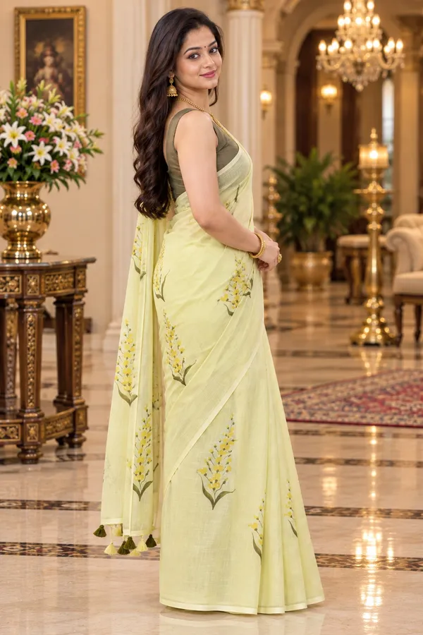 Saarah_Pure_Linen_Saree