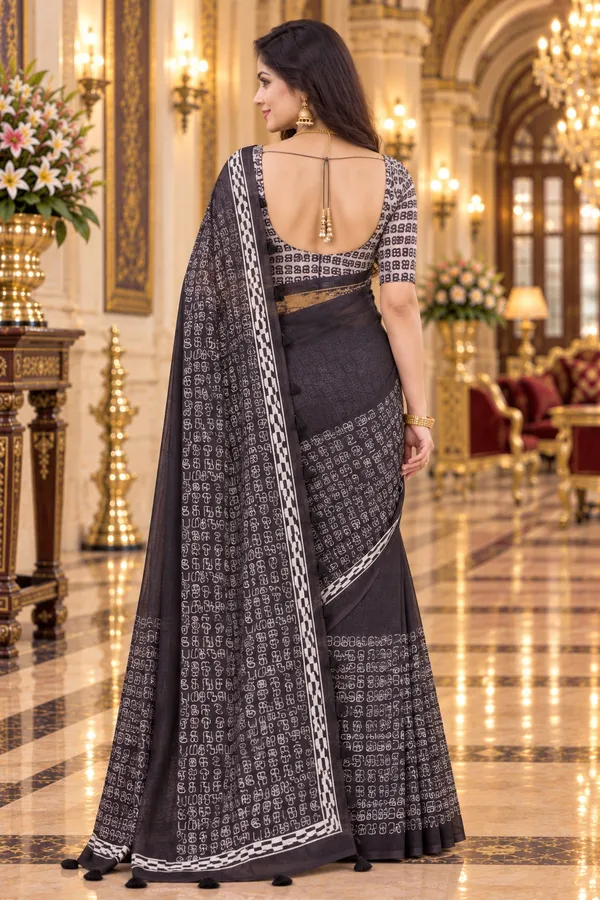 Saarah_Pure_Linen_Saree