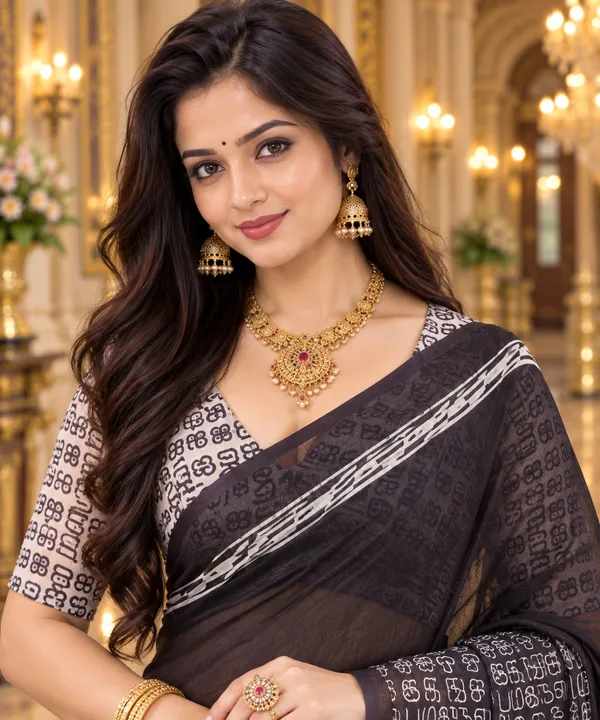 Saarah_Pure_Linen_Saree