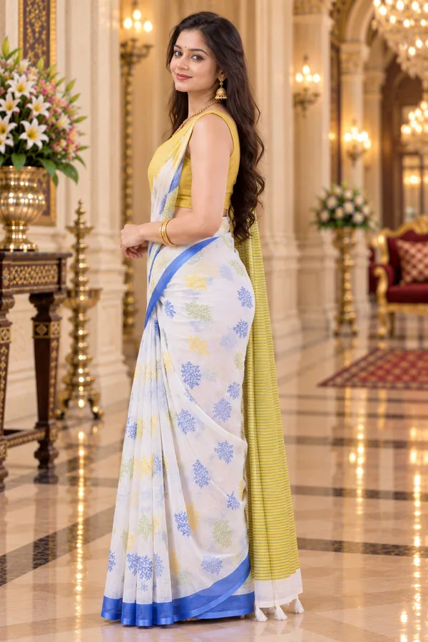 Saarah_Pure_Linen_Saree