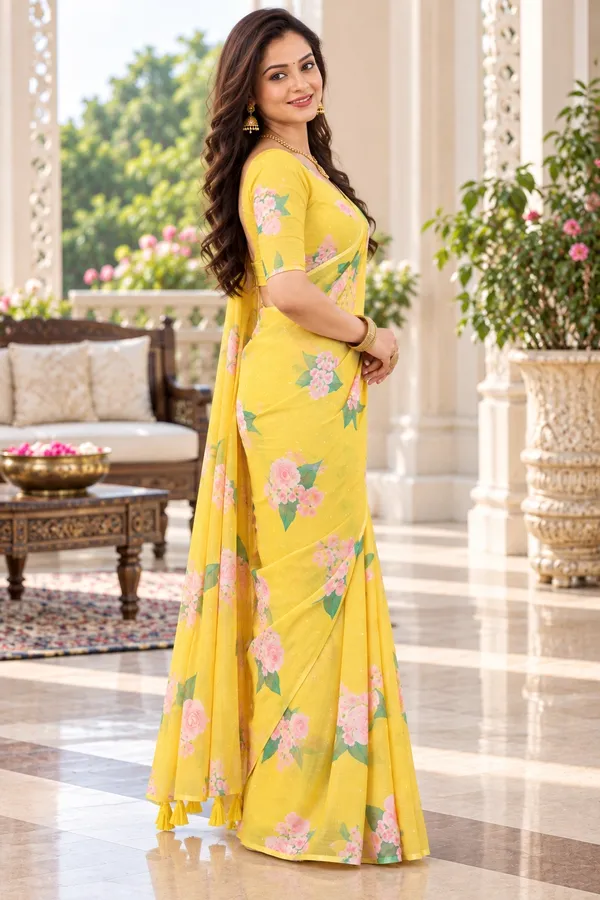 Saarah_Pure_Linen_Saree