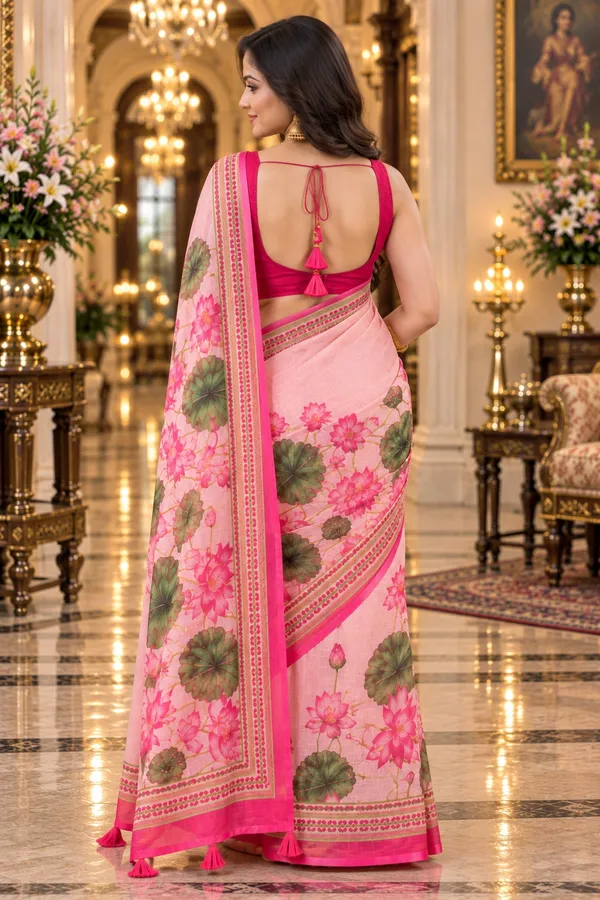 Saarah_Pure_Linen_Saree
