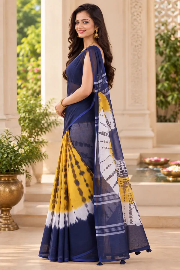 Saarah_Pure_Linen_Saree