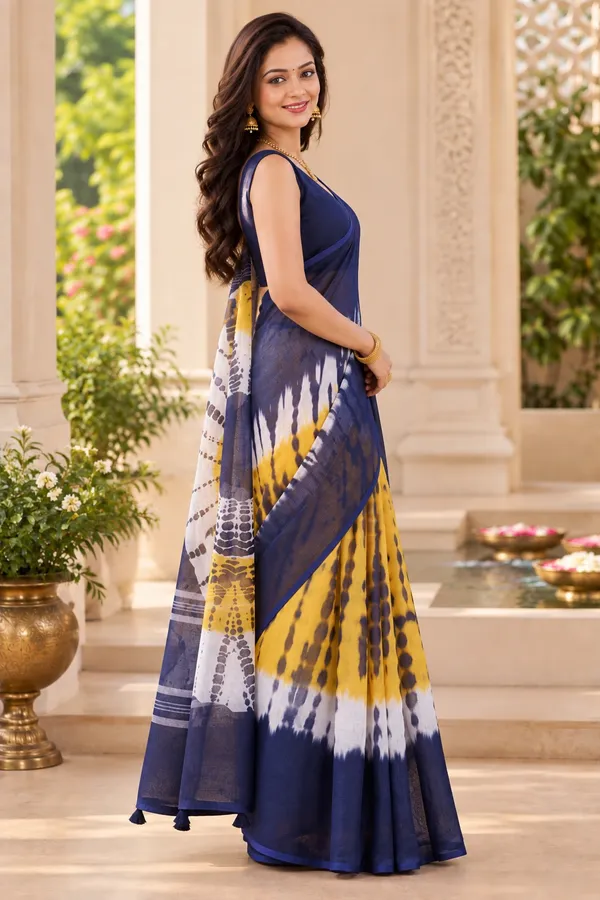 Saarah_Pure_Linen_Saree