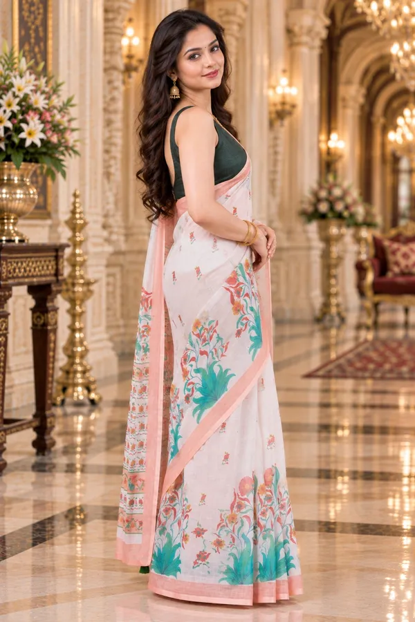 Saarah_Pure_Linen_Saree