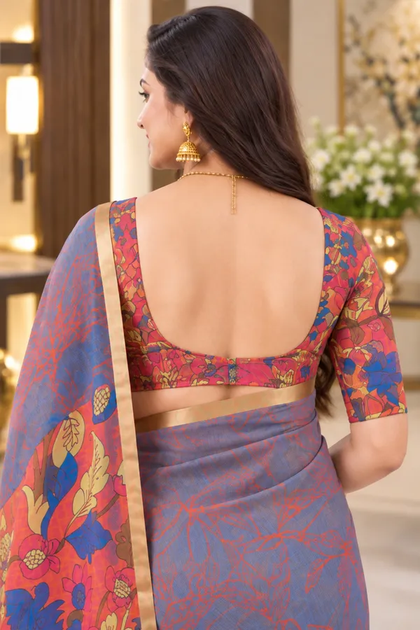 Saarah_Pure_Linen_Saree