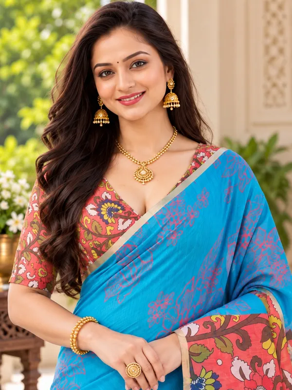 Saarah_Pure_Linen_Saree