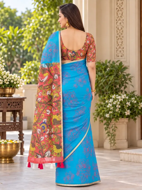 Saarah_Pure_Linen_Saree