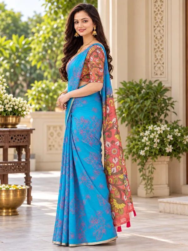 Saarah_Pure_Linen_Saree