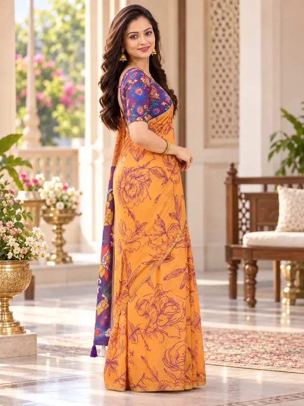 Saarah_Pure_Linen_Saree
