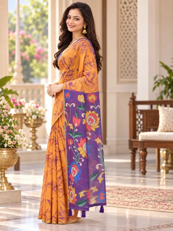 Saarah_Pure_Linen_Saree