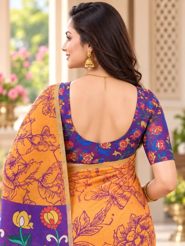 Saarah_Pure_Linen_Saree