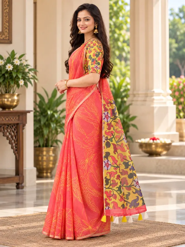Saarah_Pure_Linen_Saree