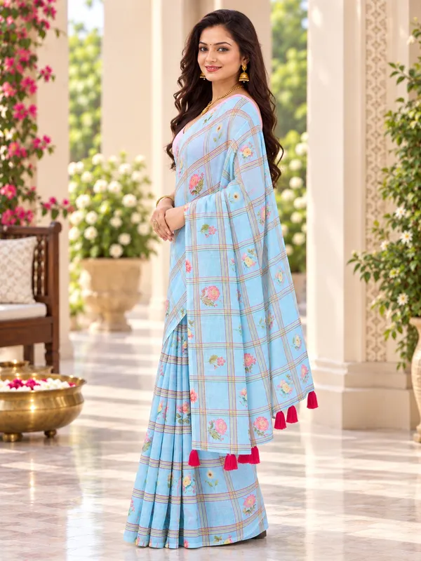 Saarah_Pure_Linen_Saree