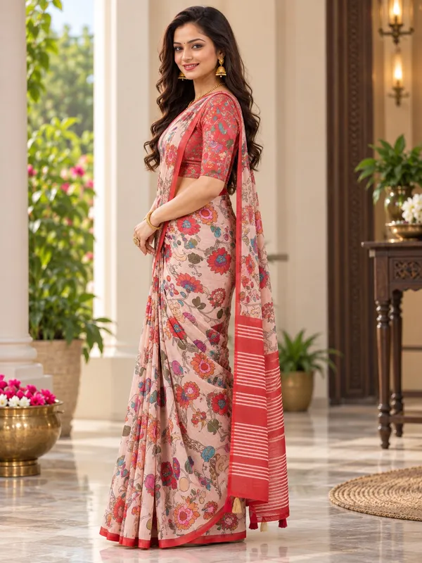 Saarah_Pure_Linen_Saree