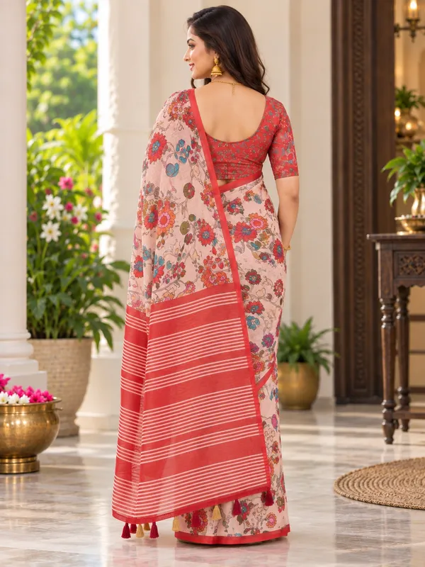 Saarah_Pure_Linen_Saree