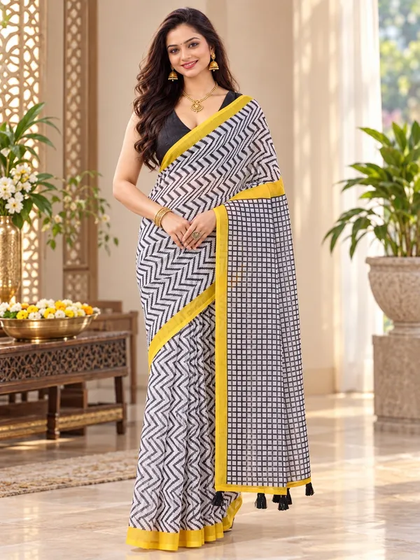 Saarah_Pure_Linen_Saree